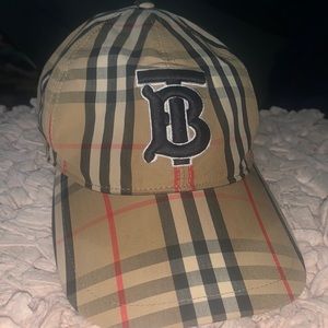 TB Monogram Vintage Check Baseball Cap